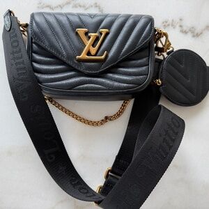 Louis Vuitton Multi New Wave Pochette Black